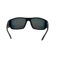 Mangrove Jacks Tromso C3 Matte Black / Red Revo Polarised Lenses