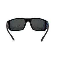 Mangrove Jacks Tromso C7 Matte Black / Purple Revo Polarised Lenses