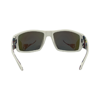 Mangrove Jacks Tromso C10 Shiny White / Ice Blue Revo Polarised Lenses