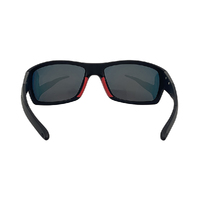 Mangrove Jacks Barrel C3 Matte Black / Red Revo Polarised Lenses