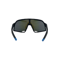 Urban Zoo Sumatra C12 Matte Black / Smoke w Blue Revo Lenses