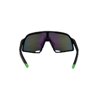 Urban Zoo Sumatra C21 Matte Black / Smoke w Green Revo Lenses