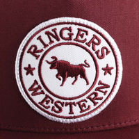 Ringers Western Signature Bull Trucker Cap Burgundy OSFM