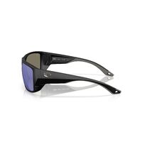 Costa Del Mar Finlet 6S9118 911801-59 Matte Black / Blue Mirror Polarised Lenses