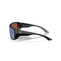 Costa Del Mar Finlet 6S9118 911802-59 Matte Black / Green Mirror Polarised Lenses