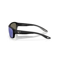 Costa Del Mar Clipperton 6S9119 911901-58 Matte Black / Blue Mirror Polarised Lenses