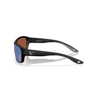 Costa Del Mar Clipperton 6S9119 911902-58 Matte Black / Green Mirror Polarised Lenses