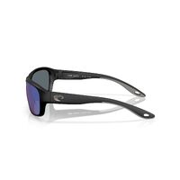 Costa Del Mar Clipperton 6S9119 911907-58 Matte Black / Blue Mirror Polarised Lenses