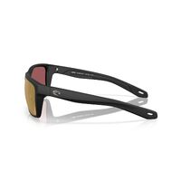 Costa Del Mar Broadbill II 6S9120 912003-58 Matte Black / Gold Mirror Polarised Lenses