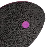 Rockettes Platinum Weave Thongs Black & Mauve Available In A Variety Of Sizes