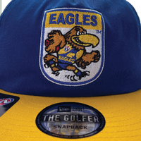 New Era West Coast Eagles The Golfer Heritage Blue OSFM