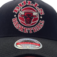 Mitchell & Ness Chicago Bulls NBA Classic Red Basketball Circle Black OSFM MNCG1987