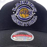 Mitchell & Ness Los Angeles Lakers NBA Classic Red Backetball Circle Black OSFM MNLL1987