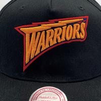 Mitchell & Ness Golden State Warriors MVP Team Colour Wordmark Black OSFM