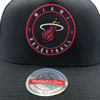 Mitchell & Ness Miami Heat NBA Circle Patch Black OSFM MNMH23147