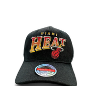 Mitchell & Ness Miami Heat MVP Line Work Black OSFM