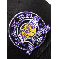 Mitchell & Ness Los Angeles Lakers NBA Emblem MVP Black/Purple OSFM MNLL3115