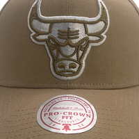 Mitchell & Ness Chicago Bulls Pro Crown Seasonal Spring Khaki OSFM