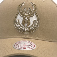 Mitchell & Ness Milwaukee Bucks Pro Crown Seasonal Spring Khaki OSFM