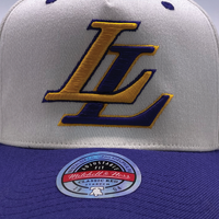 Mitchell & Ness Los Angeles Lakers NBA Vintage Letter Cream/Purple OSFM MNLL2793