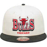 New Era Chicago Bulls 9Fifty Stack Script Chrome White OSFM