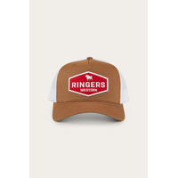 Ringers Western Scotty Trucker Cap Clay/White/Red OSFM