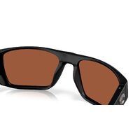 Costa Del Mar Finlet 6S9118 911802-59 Matte Black / Green Mirror Polarised Lenses