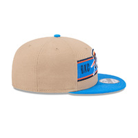 New Era Oklahoma City Thunder 9Fifty Draft 2024 Camel Khaki OSFM