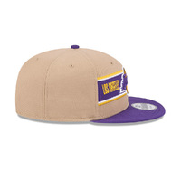 New Era Los Angeles Lakers 9Fifty Draft 2024 Camel Khaki OSFM