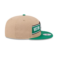 New Era Boston Celtics 9Fifty Draft 2024 Camel Khaki OSFM