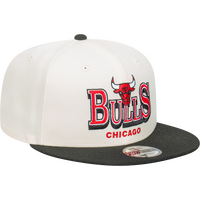 New Era Chicago Bulls 9Fifty Stack Script Chrome White OSFM