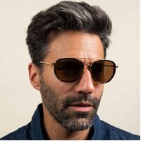 Serengeti Boron SS525001 Dark Tortoise w Bold Gold / Drivers Gold Polarised Photochromic Lenses