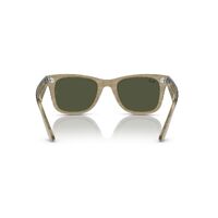 Ray-Ban RB2140 138731-50 Wayfarer Photo Striped Grey / Green Lenses