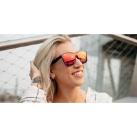 Blenders Millenia X2 807 0I 99 Crimson Night Matte Black / Black and Red Mirror Polarised Lenses