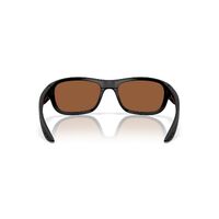 Costa Del Mar Clipperton 6S9119 911903-58 Matte Black / Copper Silver Mirror Polarised Lenses