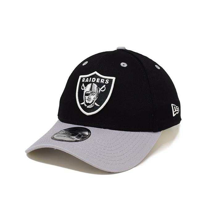 New Era 39THIRTY NFL Las Vegas Raiders OTC 2-Tone Grey/Team Colour ML