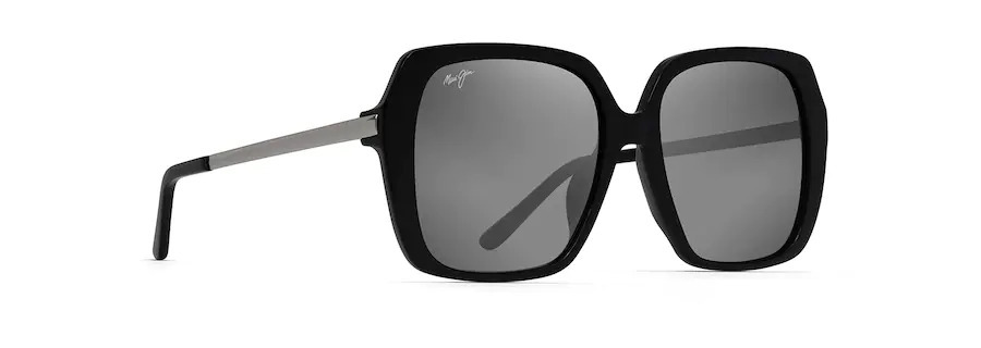 Maui Jim Poolside GS838-02 Gloss Black / Neutral Grey Polarised Lenses