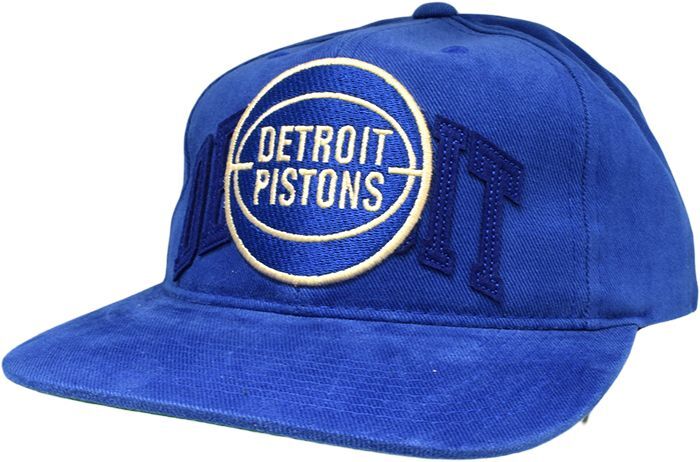 Mitchell & Ness JS18242 Detroit Pistons Royal Capthony Towns Deadstock  Snapback