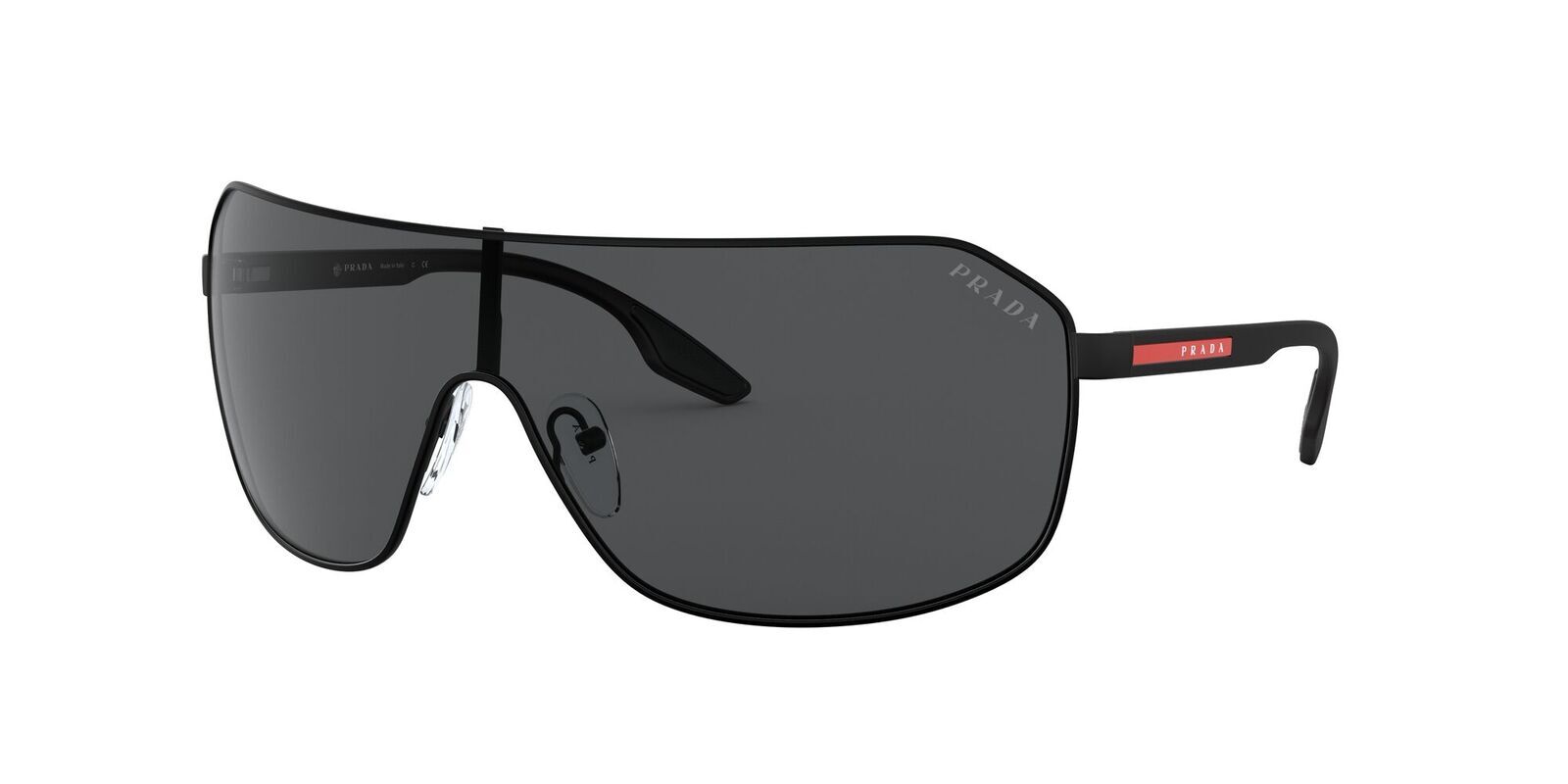 Prada Linea Rossa PS53VS 1BO5S0-37 Matte Black / Grey Lenses