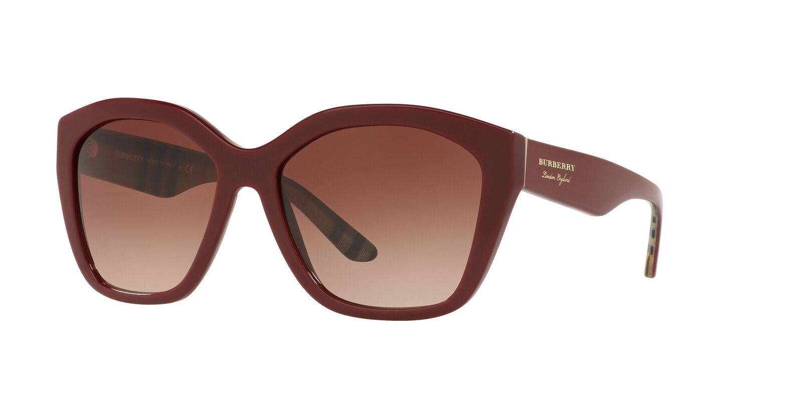 burberry burgundy glasses