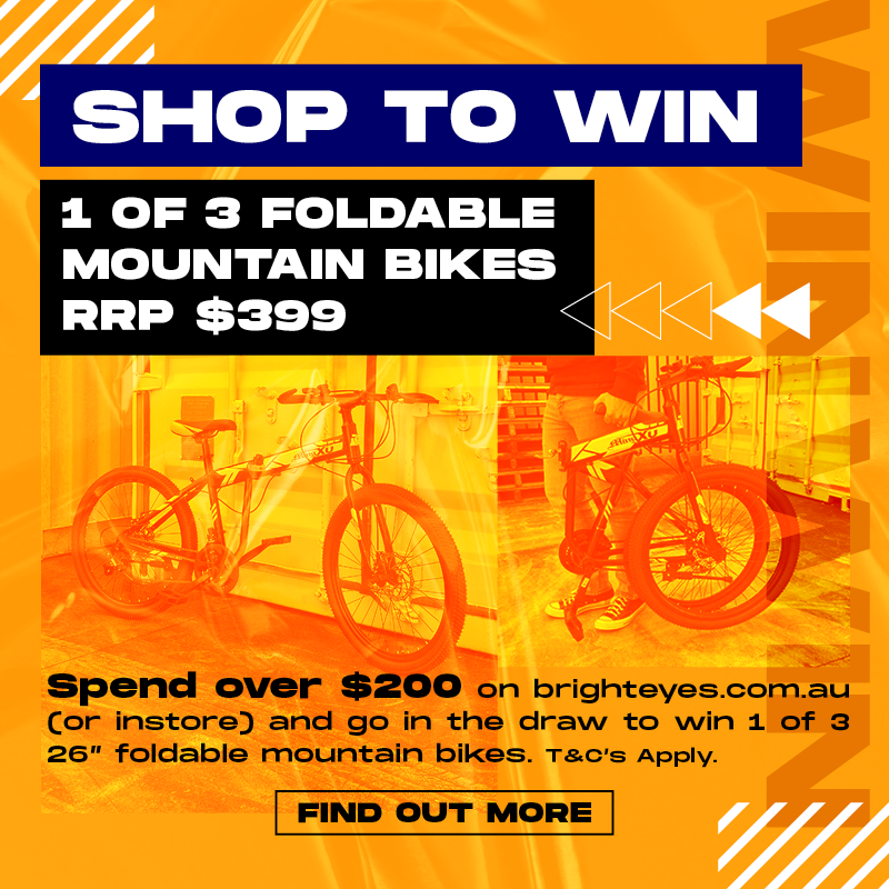 Shop to Win 1 of 3 Foldable Mountain Bikes (Mob)