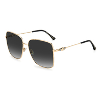 Jimmy Choo ORIA G SK 56 2M2 9O Black Gold Dark Grey Gradient Lenses