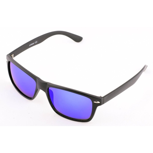 Urban Hitman C12 Matte Black / Blue Revo Lenses