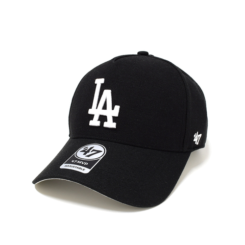 47 Brand Los Angeles Dodgers MLB MVP DT Snapback Black/White OSFM B-MPDTP12WBP-BKA