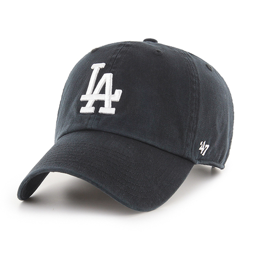 47 Brand Los Angeles Dodgers Clean Up Cloth Strap Black/White OSFM