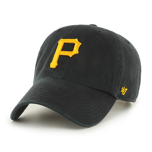 47 Brand Pittsburgh Pirates Clean Up Cloth Strap Black/Yellow OSFM