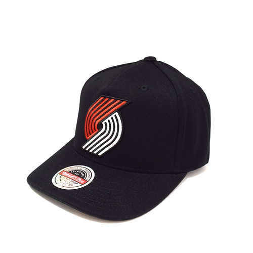 Mitchell & Ness Portland Trailblazers NBA Blk+Tm Clr Logo Redline Black OSFM MNPB20104