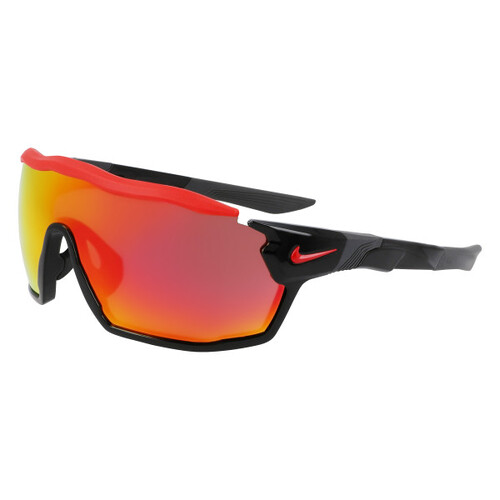 Nike Show X Rush NKDZ7370 010-58 Black / Red Mirror Lenses