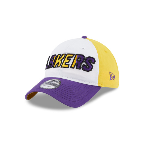 New Era Los Angeles Lakers 9Twenty Back Half 2023 White w Team Colours OSFM