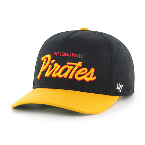 47 Brand Pittsburgh Pirates Cooperstown Black Crosstown Basic Two Tone 47 HITCH